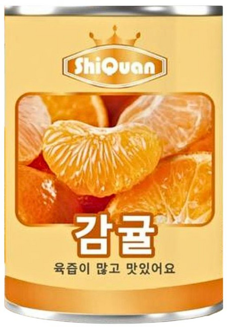 ShiQuan 皇冠 橘子罐頭, 425g, 1個