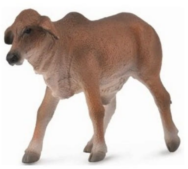 컬렉타 88601 붉은 브라만 송아지 야생동물 피규어, 1개