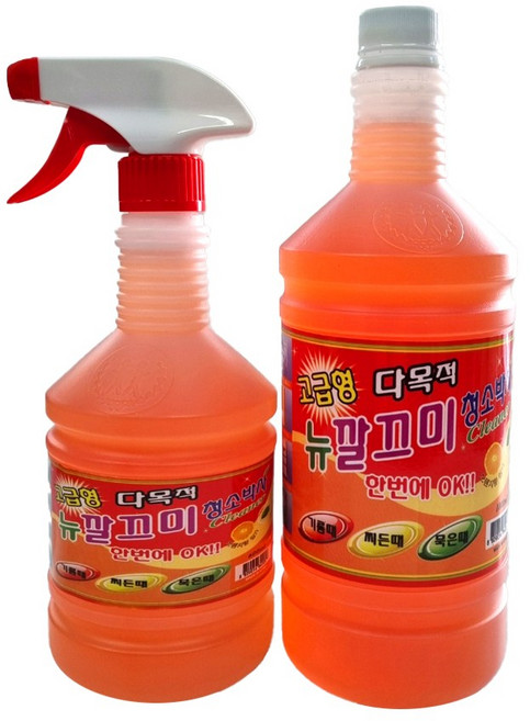 (용기+리필세트) 초강력 다목적 세정제 찌든때 묵은때 싹 ~ NEW 깔끄미, 1개