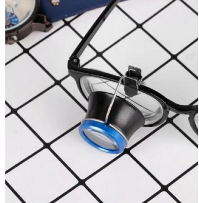 확대경 클립온 루페 돋보기 렌즈 보석 시계 수리 줌, 1개, 5배  BL04249