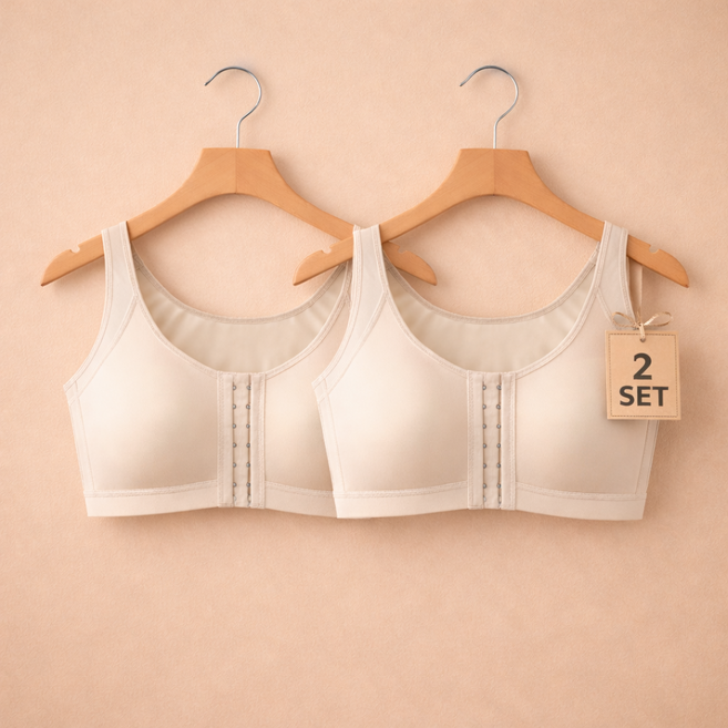 NABI 가슴 수술후 편안하고 고정해주는 유방암 전용 압박 앞후크 브라 써지 서지 여성 환자 스포츠 보정 속옷