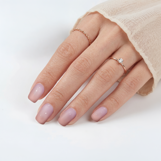 그레나 셀프 젤네일 스티커 네일팁 세트 그라데이션, 1개, 라일락 핑크