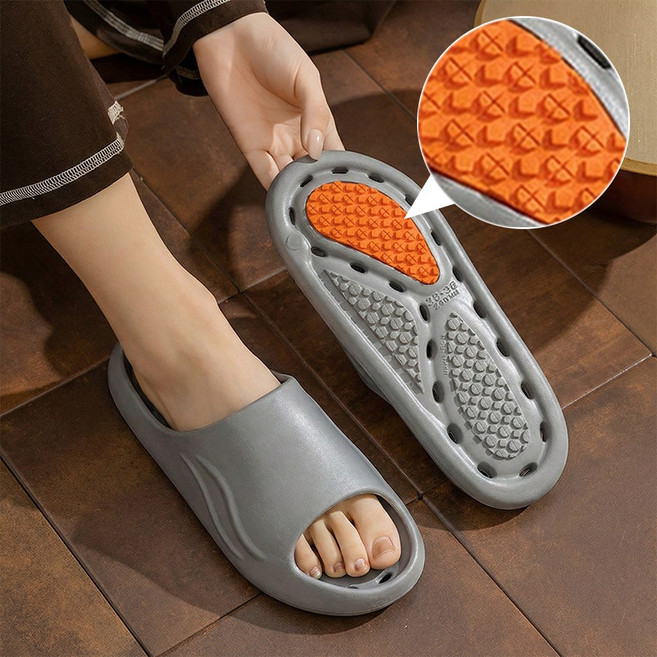 해비토리 미끄럼방지 욕실화 EVA 화장실슬리퍼, 그레이, 1개