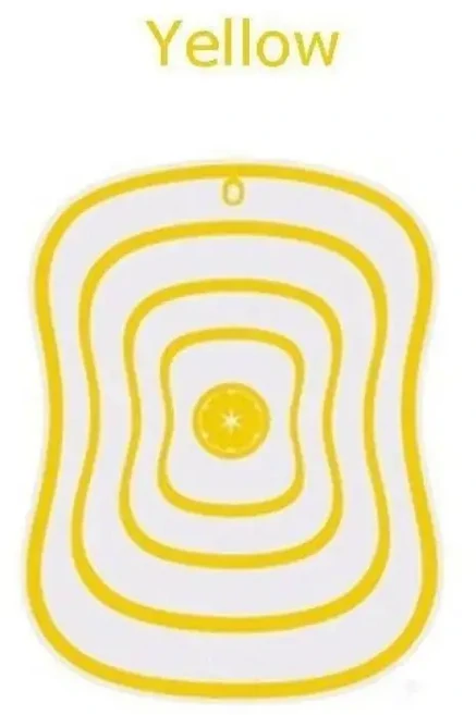 유연한 도마 항균 투명 주방 PP 미끄럼 분류 신제품, 04 Yellow