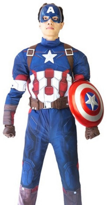 (키즈키즈) 캡틴아메리카 성인용