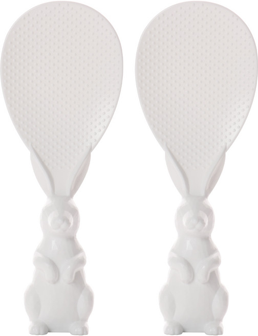 니드앤니드 이지그립 밥알이 잘 붙지않는 스탠딩 주걱, WHITE컬러, 2개