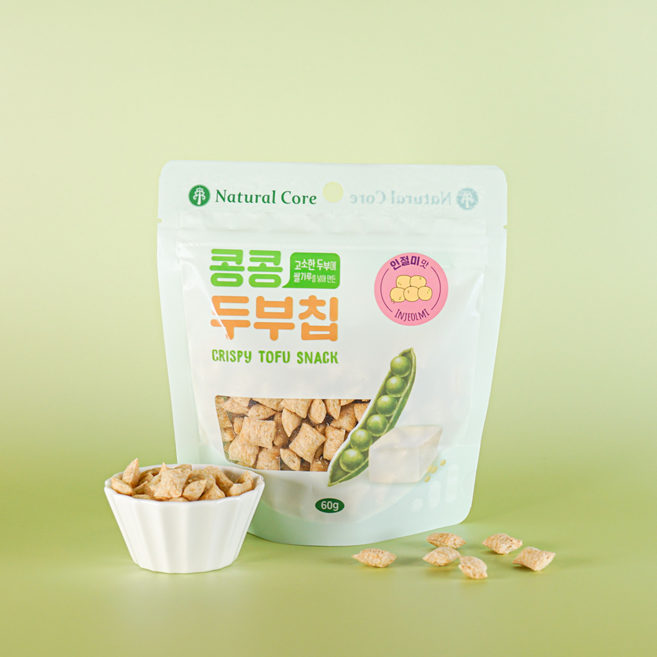 네츄럴코어 콩콩두부칩 인절미 60g, 인절미맛, 1개