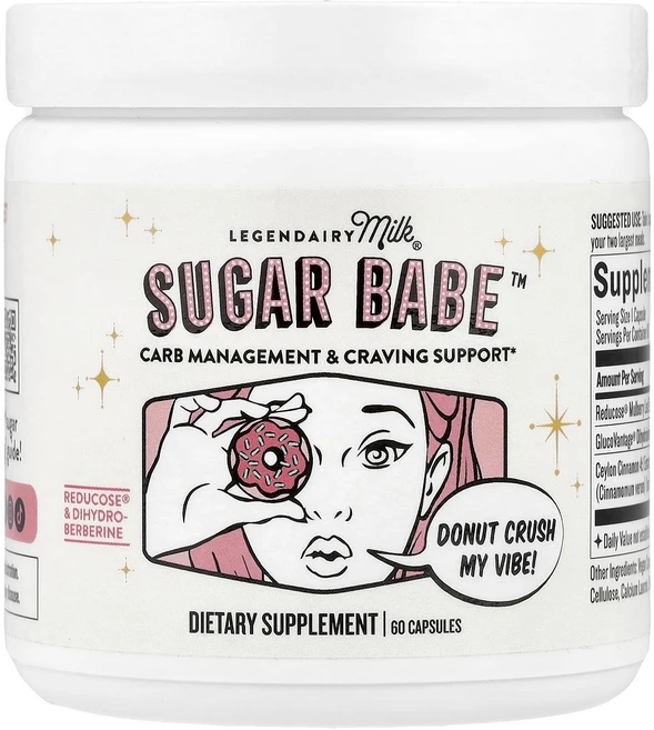 몸관리하세요 겨울입니다 Legendairy Milk Sugar Baby™ 탄수화물 관리 및 식욕 증진 캡슐 60정 특별관리진행, LegendairyMilkSugarBaby탄수화물관리및, 1개 - 쿠팡