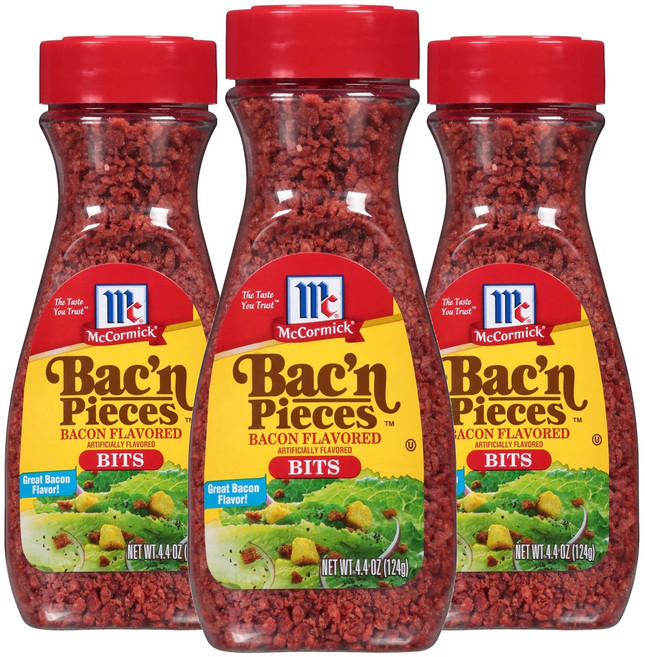 맥코믹 박'N 피스 베이컨 플레이버드 비츠, 124g, 3개