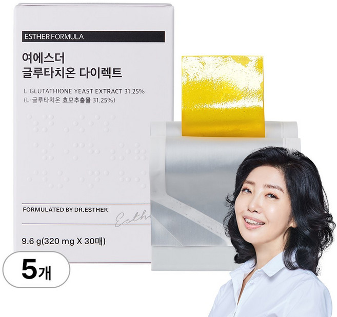 에스더포뮬러 글루타치온 다이렉트, 9.6g, 5개