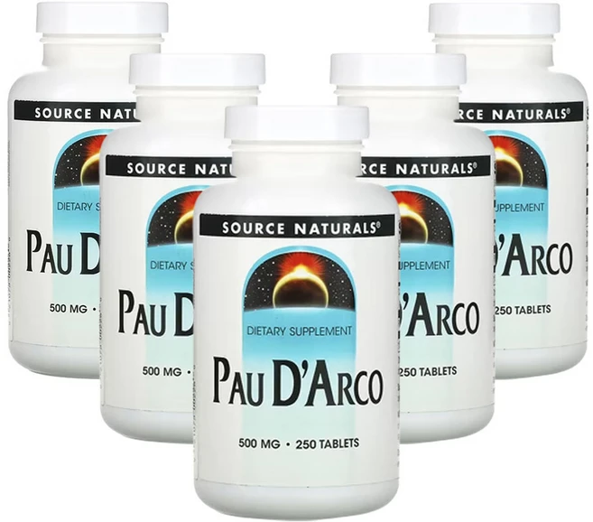 소스네츄럴스 포 디'아르코 500mg 250정, 5개 - 쿠팡