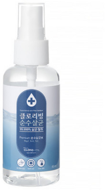 순수살균수 클로 CLOH 휴대용 60ml, 1개