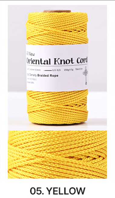 2.0mm 70m 전통매듭실 꼰세사 매듭끈 매듭팔찌 전통공예, 1개, No.5