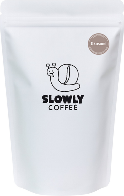 슬로울리 고소한 꼬소미 블랜딩 원두커피, 홀빈(분쇄안함), 500g, 1개