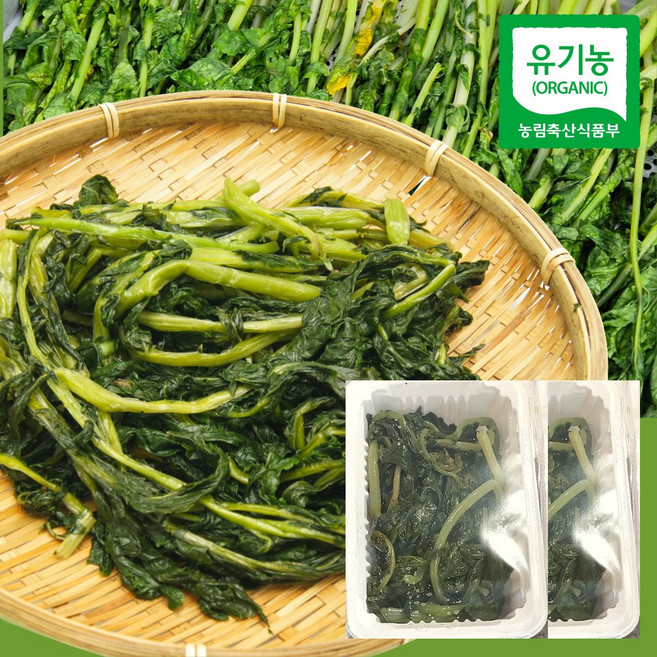 유기농 강원도 홍천 생무청 삶은 시래기 낱개포장, 1개, 600g