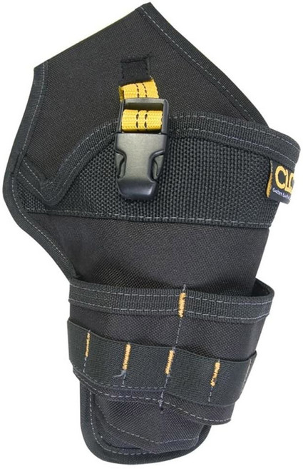 CLC Custom Leathercraft 5023 디럭스 무선 폴리 드릴 홀스터 블랙, CLC 커스텀 가죽 공예 5023 디럭스 무선 폴리 드, 1개
