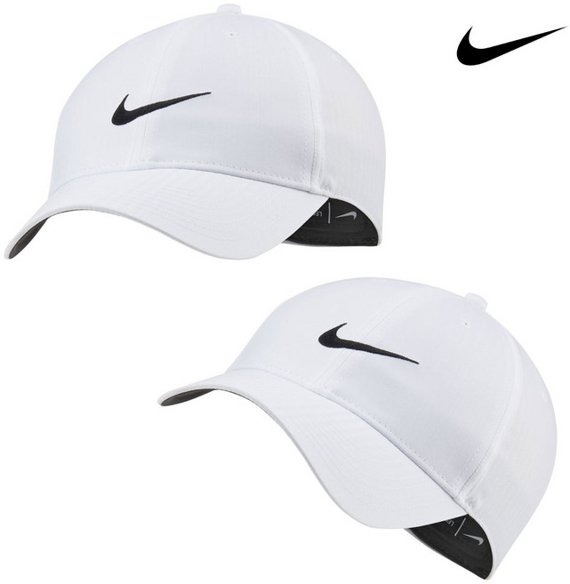 나이키 (1+1) 레가시91 골프모자 BV1076, 화이트+화이트, 2개