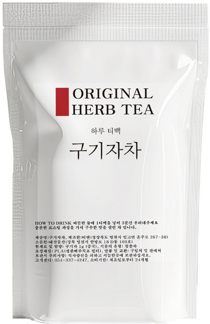 구기자 생분해 PLA 티백 100개입, 1g, 1개