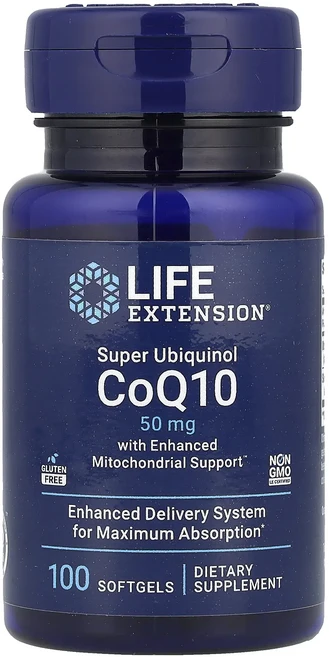 새해 첫좋은선물 Life Extension 미토콘드리아 지원이 향상된 슈퍼 유비퀴놀 코엔자임 50 mg 100 소프트젤 제대로 할인합니다, LifeExtension미토콘드리아지원이향상된슈퍼유비퀴, 1개 - 쿠팡