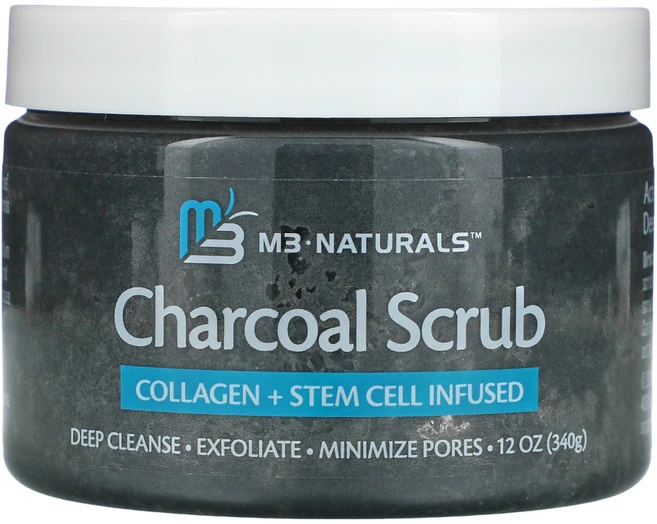 M3 Naturals 숯 스크럽 12 oz (340 g) 1팩 - 쿠팡