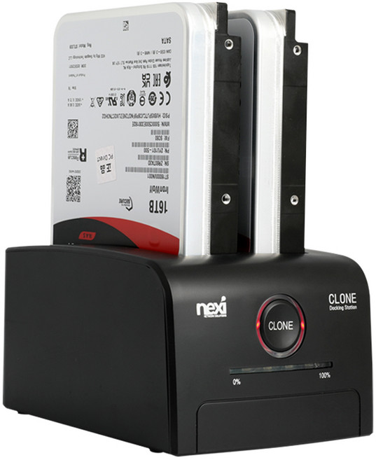 NEXI USB3.1 C타입 하드 듀얼 도킹스테이션 (NX1263)