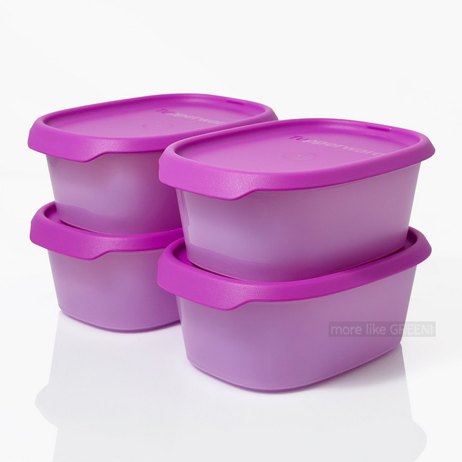 9위 - 타파웨어 원터치프레시540ml 4인조, 용기4P+뚜껑4P, 1세트