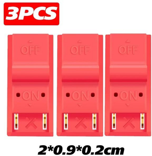 NS 스위치 2용 RCM 클립 3개 RCM 클립 짧은 커넥터 교체용 지그 NS2 2025 SX PRO 크랙 도구 콘솔 액세서리, [06] 3Pcs Red