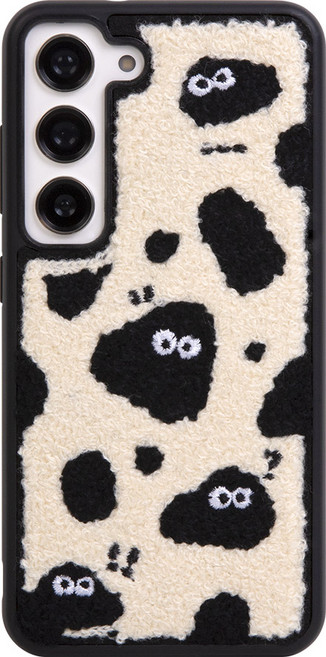 먼지 뽀글이 자수 범퍼 케이스