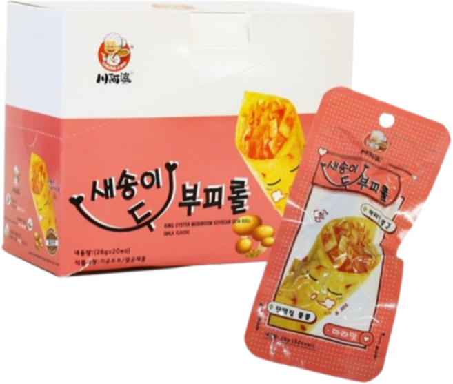 마라맛이 뿜뿜 새송이 두부피롤, 20개, 26g