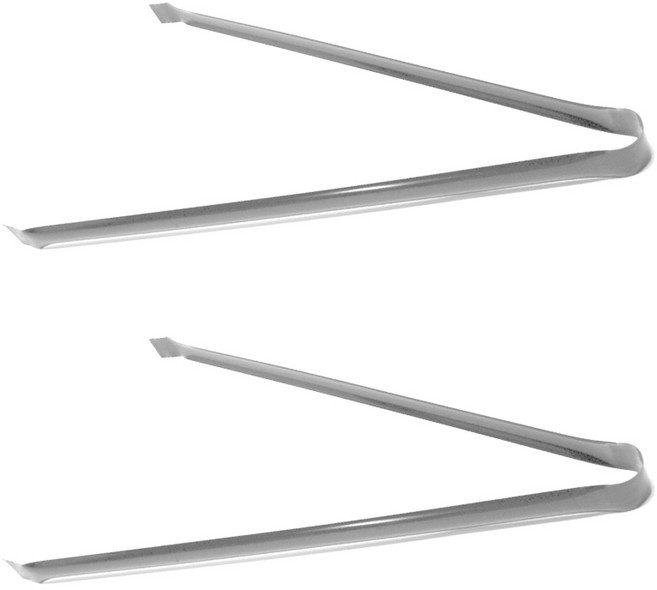 월드크린 백색 숯집게 60cm, 2개