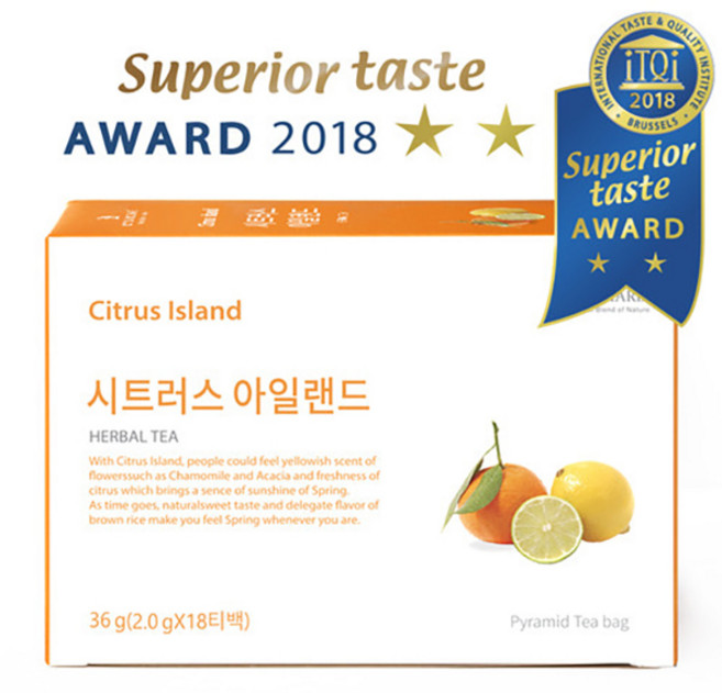 로얄오차드 시트러스 아일랜드 귤피 허브티 18티백 개별실링, 18개입, 1박스