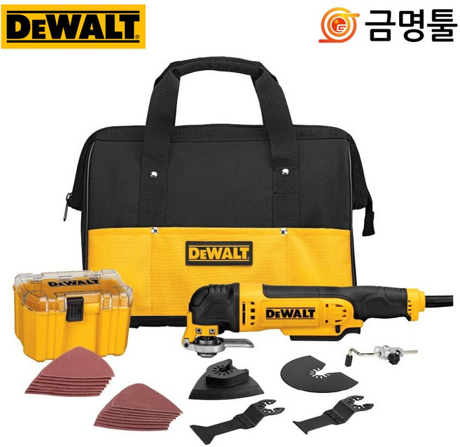 디월트 DWE315K 만능컷터 300W 만능컷터날포함 원터치날교환 멀티캇타, 1개