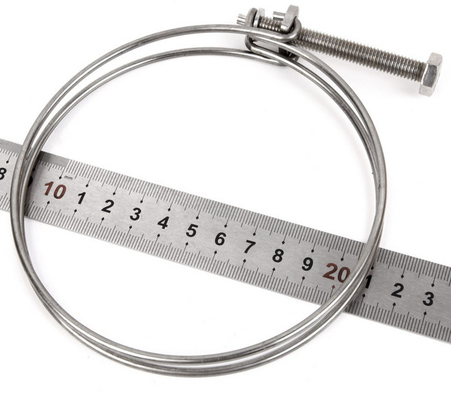 좋은리빙 스테인레스 와이어 호스 볼트 클램프 호스밴드 호스반도 110-120mm, 1개