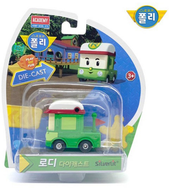 ROI TOYS 로보카폴리 다이캐스팅 로디, 없음, 1개