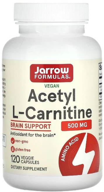 자로우 포뮬러스 비건 아세틸 L카르니틴 500mg 120캡슐, 1개, 120정 - 쿠팡