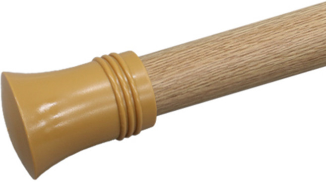 한국레일갤럭시 35mm 오로라 커튼봉 커텐봉, 우드