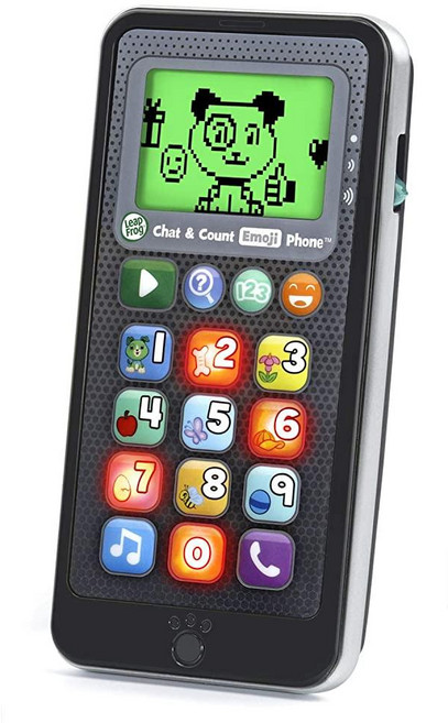 LeapFrog 챗앤카운트 이모지 폰 장난감 블랙
