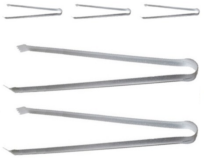 월드크린 백색 숯집게 90cm, 5개