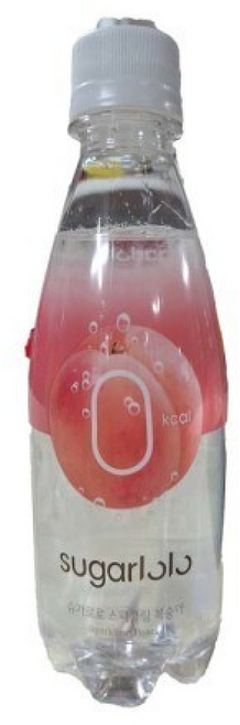 슈가로로 스파클링 복숭아, 350ml, 24개