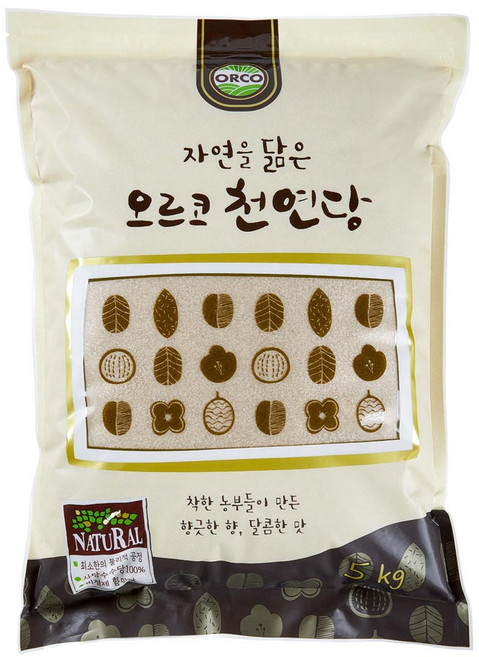 비정제 천연당, 5kg, 2개