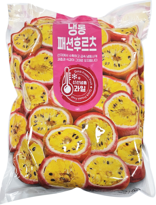 냉동 패션후르츠, 5개, 1kg