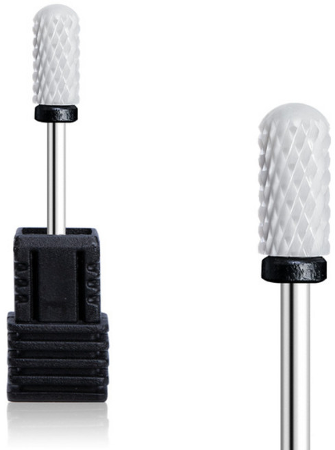 다이아몬드 세라믹 카바이드 네일 드릴 비트 회전 버 밀링 커터 매니큐어 페디큐어 도구 전기 기계용, [01] TC-DJ, 1개