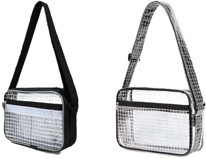 반도체 가방 방진 방수 제전 크로스백 배낭 제전백 고덕 블랙한쪽 어깨 8인치 25x16x6cm