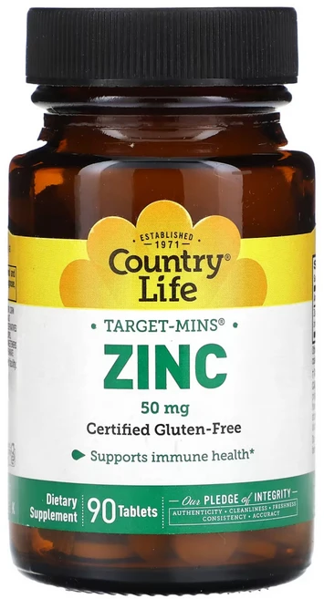 컨트리라이프 징크 아연 Zinc 50mg 90정, 1개 - 쿠팡