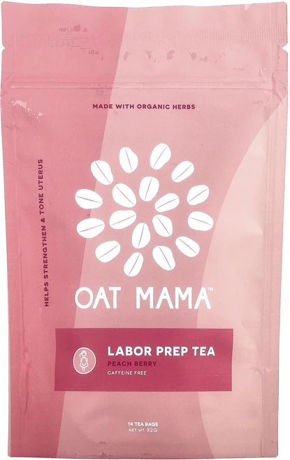 Oat Mama Labor Prep Tea 피치 베리 카페인 무함유 티백 14개 32g, OatMamaLaborPrepTea피치베리카페인무함유티, 1개 - 쿠팡