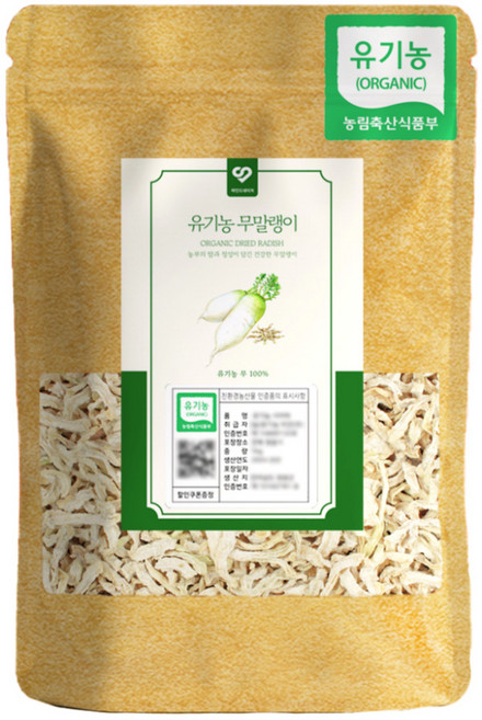 파인드네이처 국산 유기농 손질이 편한 건조 무말랭이 100g, 1개