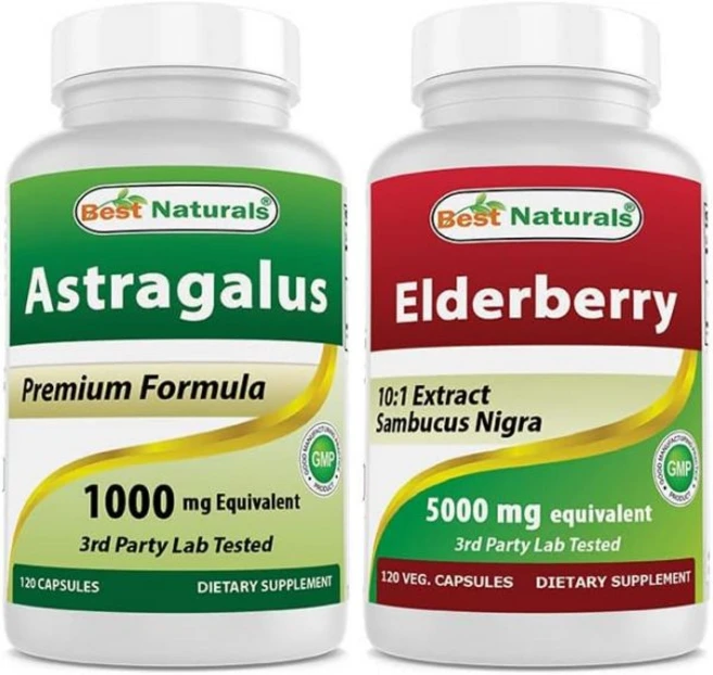 Best Naturals Astaxanthin 12mg & Elderberry 5000mg, 1개, 120정 - 쿠팡