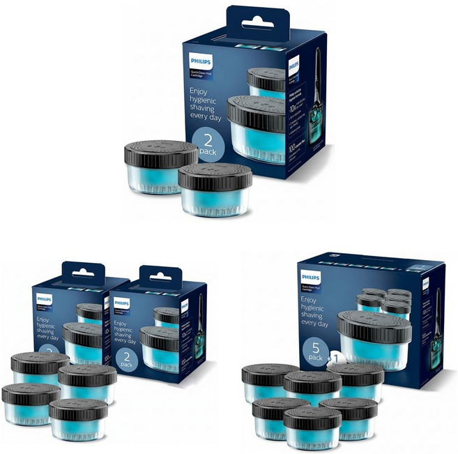 필립스 무선 클렌징 팟 세척 카트리지 세정액 2개입, CC12/51, 1세트