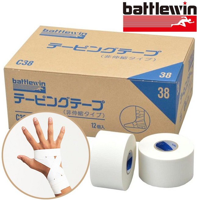 니찌반 배틀윈 테이핑 테이프 38mm x 12개, 24개