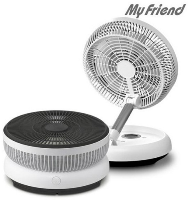 마이프랜드 10인치 BLDC 무선선풍기 접이식 폴딩팬 캠핑팬 MFUF-1010RF 써큘레이터 휴대용 이동형 차박 야외 캠핑용